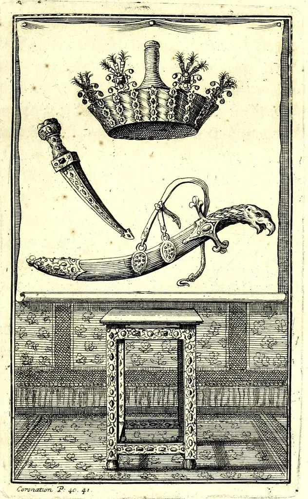 An illustration from The travels of Sir John Chardin into Persia and the East Indies : the first volume, containing the author's voyage from Paris to Ispahan : to which is added, the coronation of this present king of Persia, Solyman the Third, 1686, leaf 457