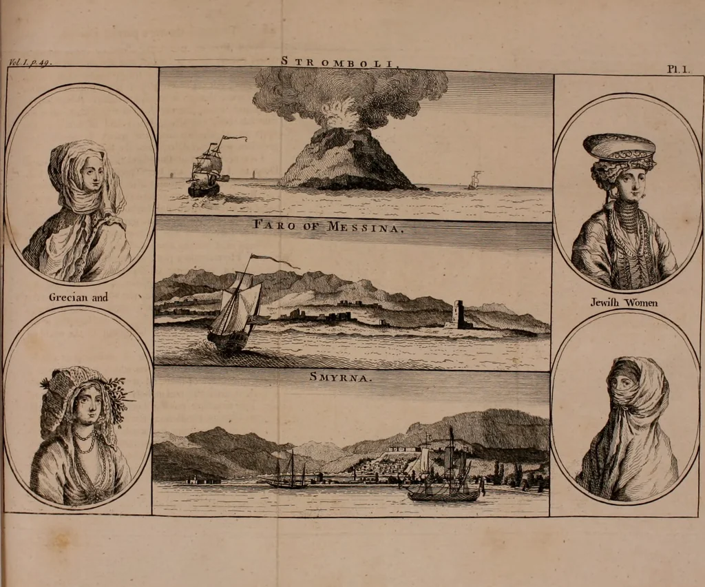An illustration from Travels through part of Europe, Asia Minor, the islands of the archipelago, Syria, Palestine, Egypt, Mount Sinai, &c. giving a particular account of the most remarkable places .., 1759, leaf 65