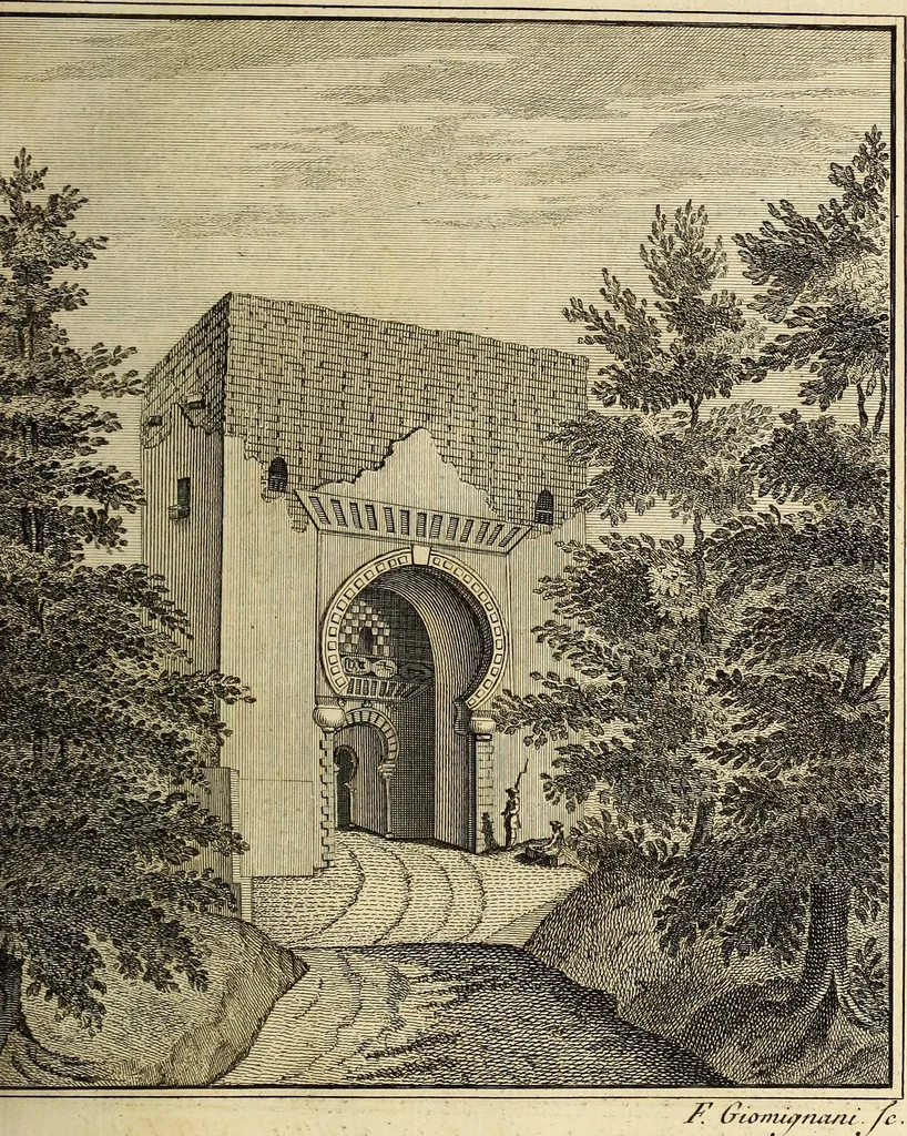 An illustration from Travels through Spain, in the years 1775 and 1776. In which several monuments of Roman and Moorish architecture are illustrated by accurate drawings taken on the spot, 1779, leaf 204