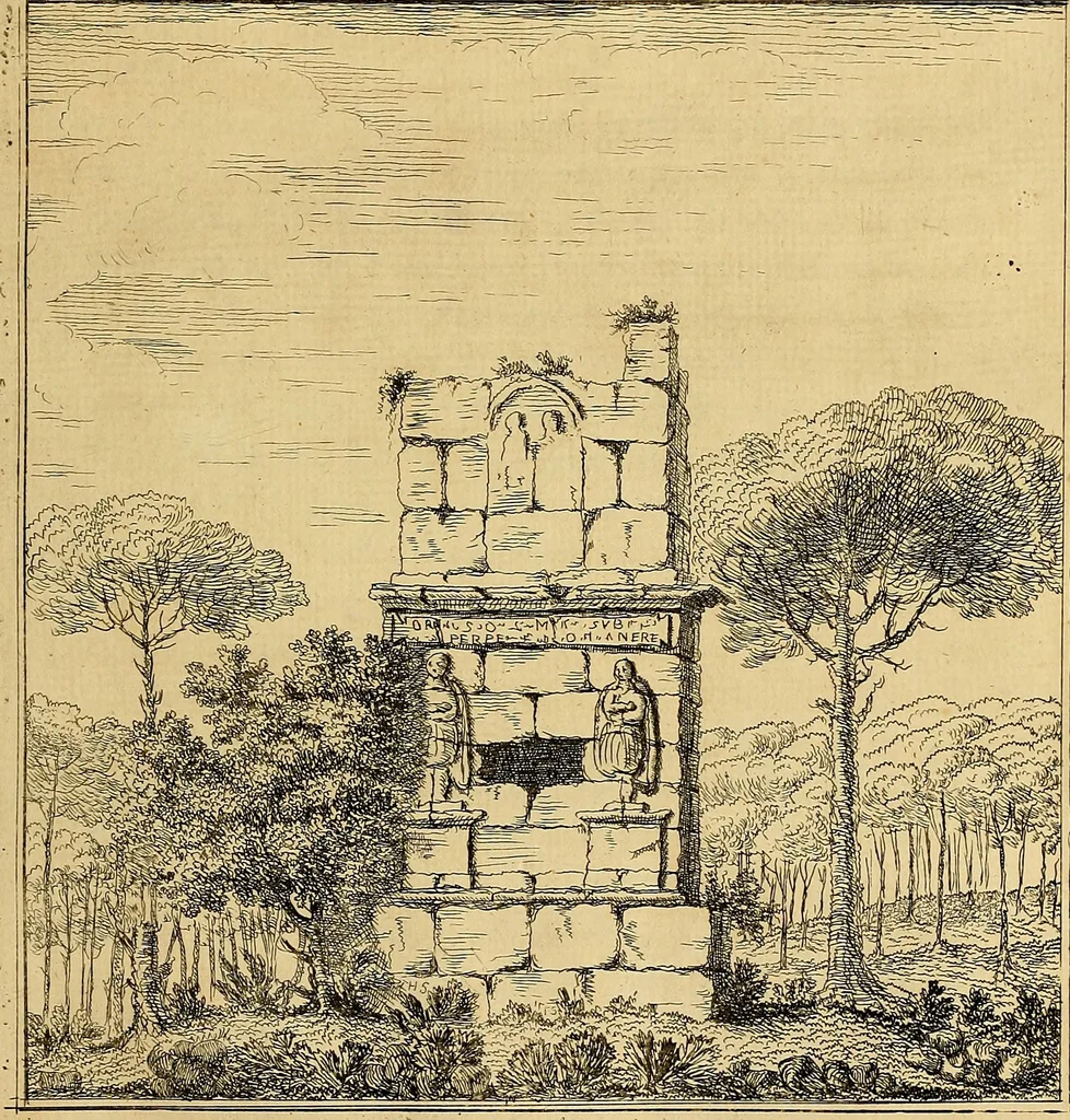 An illustration from Travels through Spain, in the years 1775 and 1776 : in which several monuments of Roman and Moorish architecture are illustrated by accurate drawings taken on the spot, 1779, leaf 116