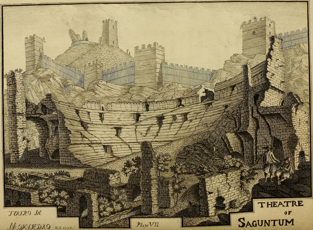 An illustration from Travels through Spain, in the years 1775 and 1776 : in which several monuments of Roman and Moorish architecture are illustrated by accurate drawings taken on the spot, 1779, leaf 133