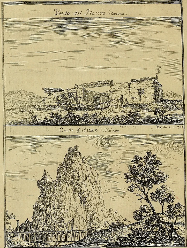 An illustration from Travels through Spain, in the years 1775 and 1776 : in which several monuments of Roman and Moorish architecture are illustrated by accurate drawings taken on the spot, 1779, leaf 155