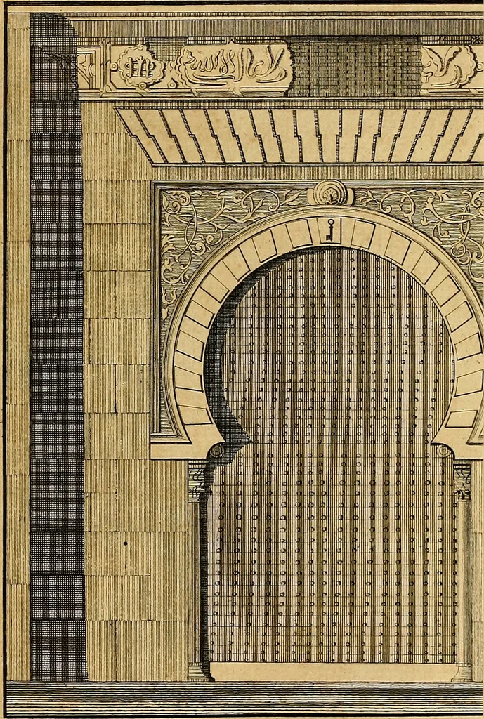 An illustration from Travels through Spain, in the years 1775 and 1776 : in which several monuments of Roman and Moorish architecture are illustrated by accurate drawings taken on the spot, 1779, leaf 222