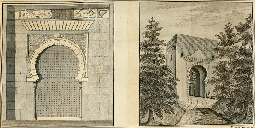 An illustration from Travels through Spain, in the years 1775 and 1776 : in which several monuments of Roman and Moorish architecture are illustrated by accurate drawings taken on the spot, 1779, leaf 223