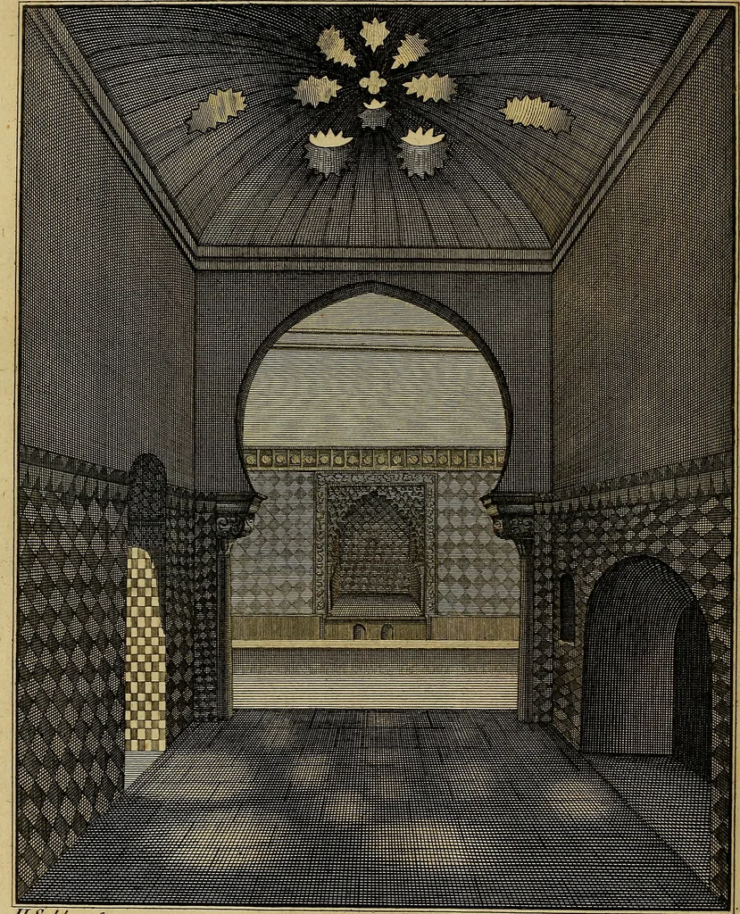 An illustration from Travels through Spain, in the years 1775 and 1776 : in which several monuments of Roman and Moorish architecture are illustrated by accurate drawings taken on the spot, 1779, leaf 229