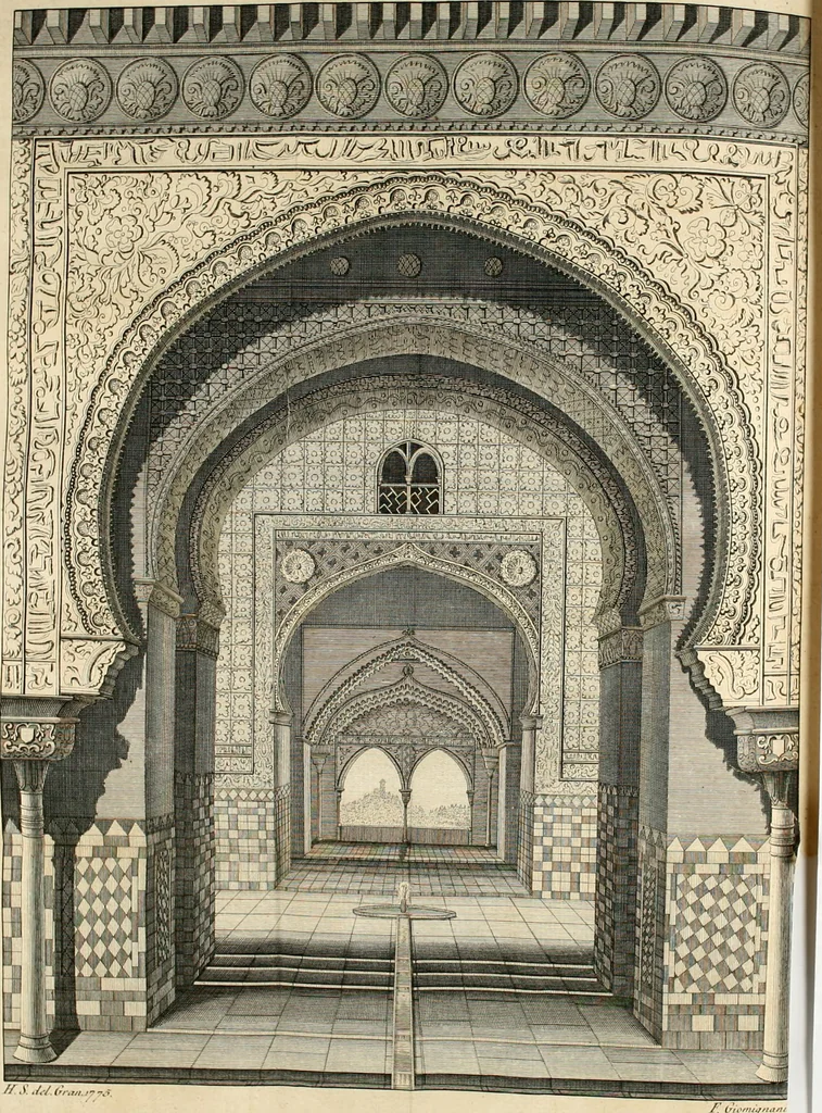 An illustration from Travels through Spain, in the years 1775 and 1776 : in which several monuments of Roman and Moorish architecture are illustrated by accurate drawings taken on the spot, 1779, leaf 240