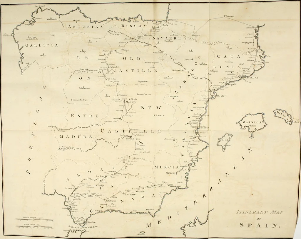 An illustration from Travels through Spain, in the years 1775 and 1776 : in which several monuments of Roman and Moorish architecture are illustrated by accurate drawings taken on the spot, 1779, leaf 36