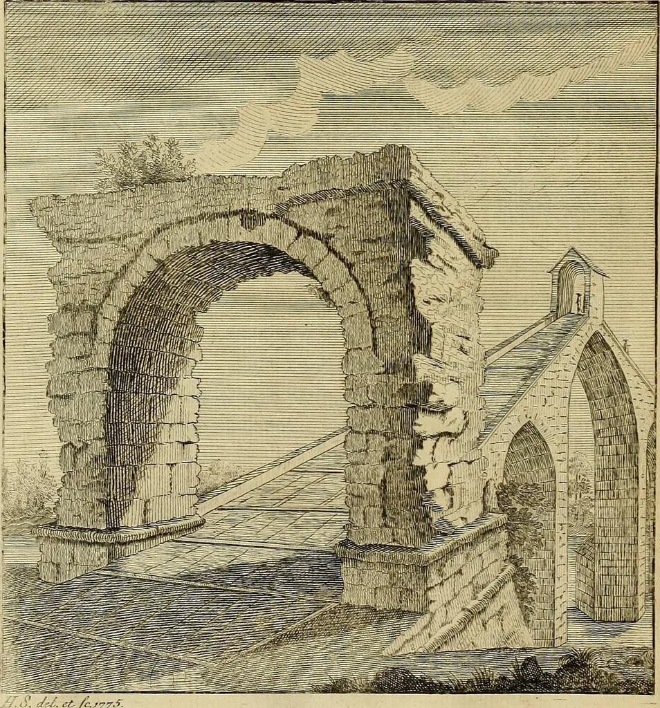 An illustration from Travels through Spain, in the years 1775 and 1776 : in which several monuments of Roman and Moorish architecture are illustrated by accurate drawings taken on the spot, 1779, leaf 89