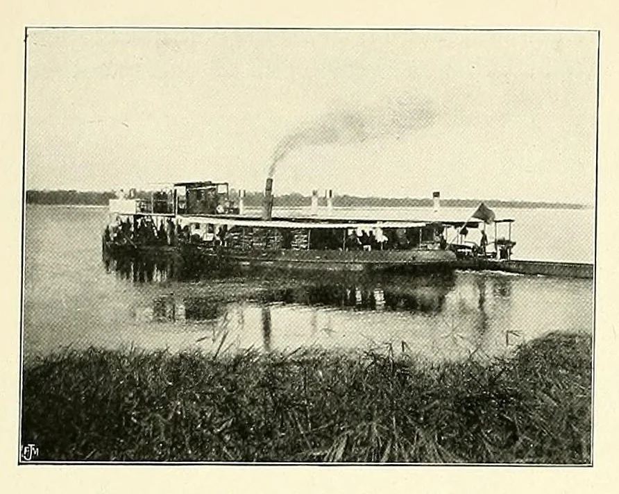 An illustration from À travers le Congo belge; récit de voyage de Banana au Katanga, 1909, leaf 34