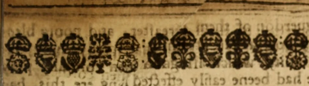 An illustration from The treachery and disloyalty of Papists to their soverajgnes .., 1643, leaf 594