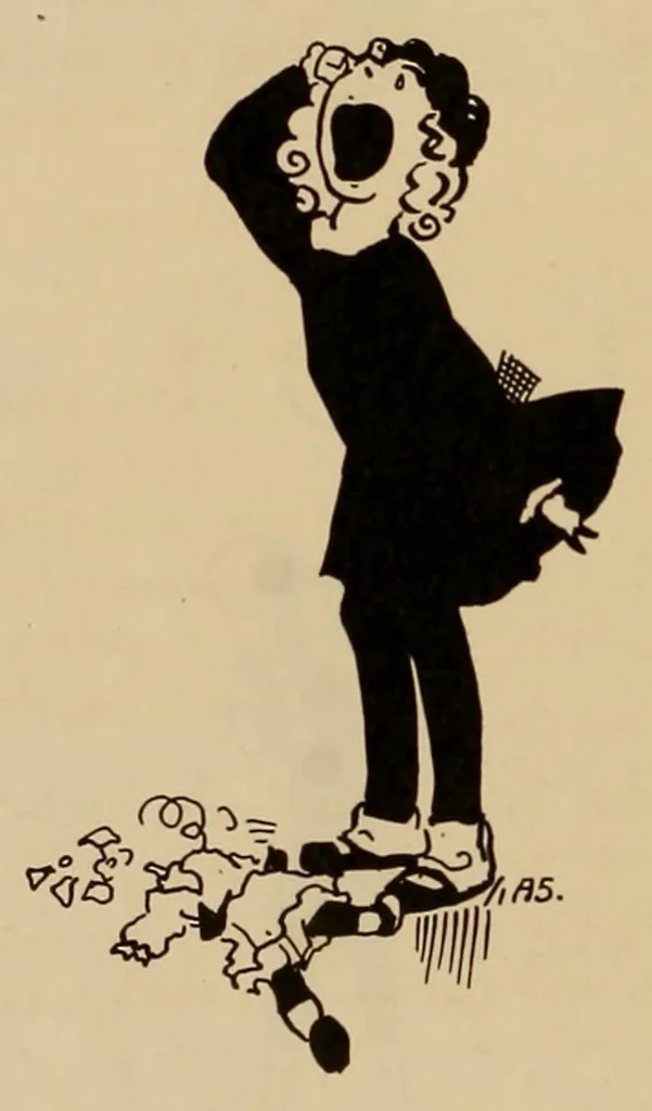 An illustration from The Treasure chest for California boys and girls, 1926, leaf 12