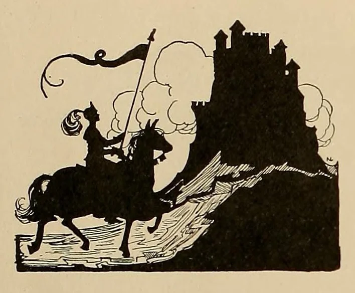 An illustration from The Treasure chest for California boys and girls, 1926, leaf 22