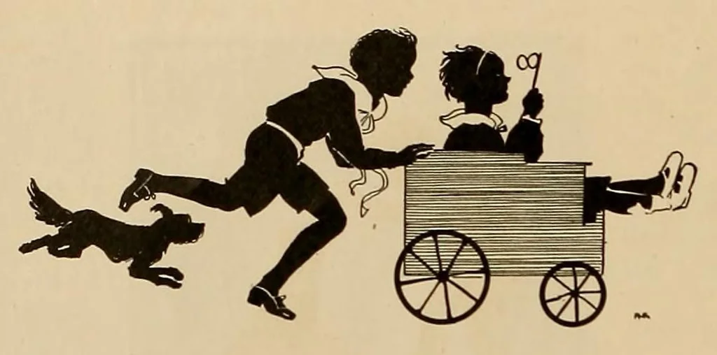 An illustration from The Treasure chest for California boys and girls, 1926, leaf 26