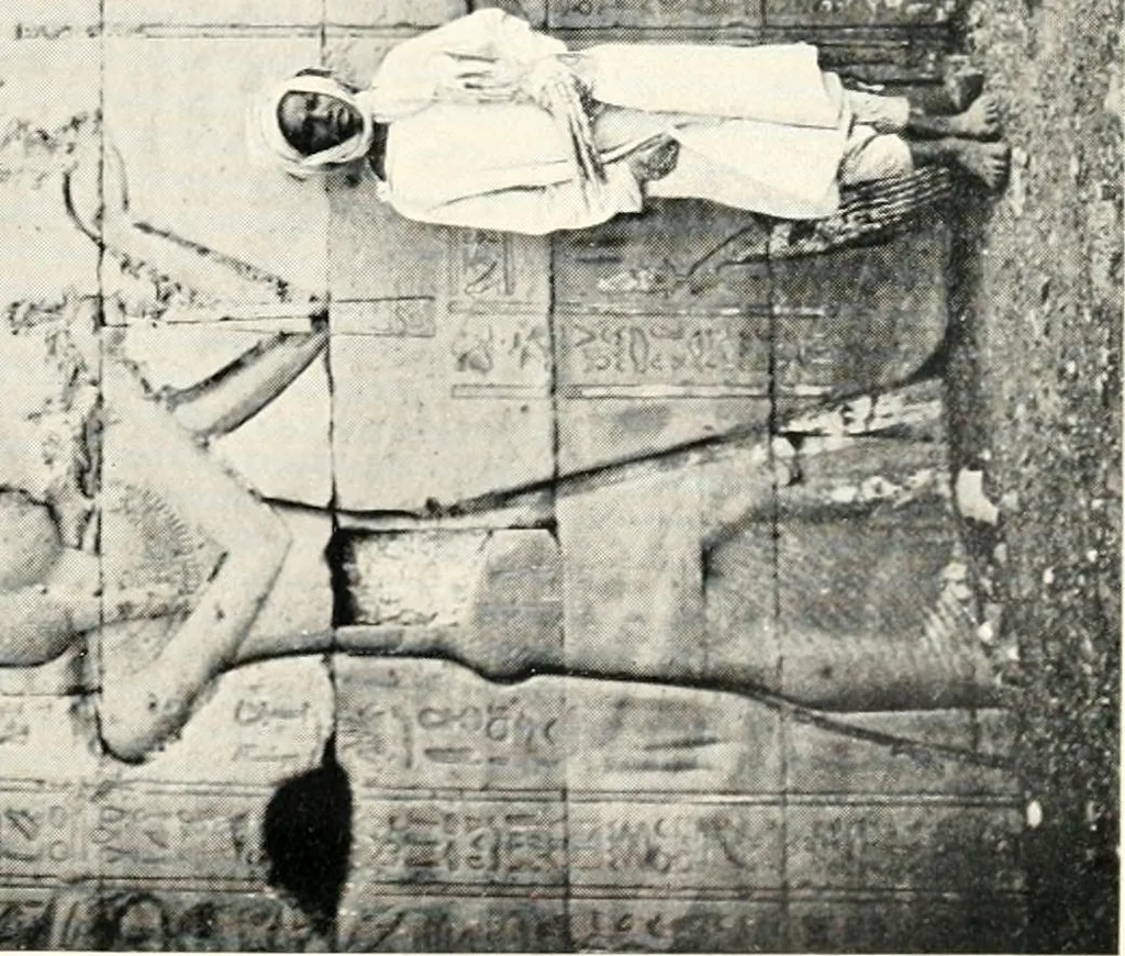 An illustration from The treasury of ancient Egypt; miscellaneous chapters on ancient Egyptian history and archæology, 1911, leaf 118