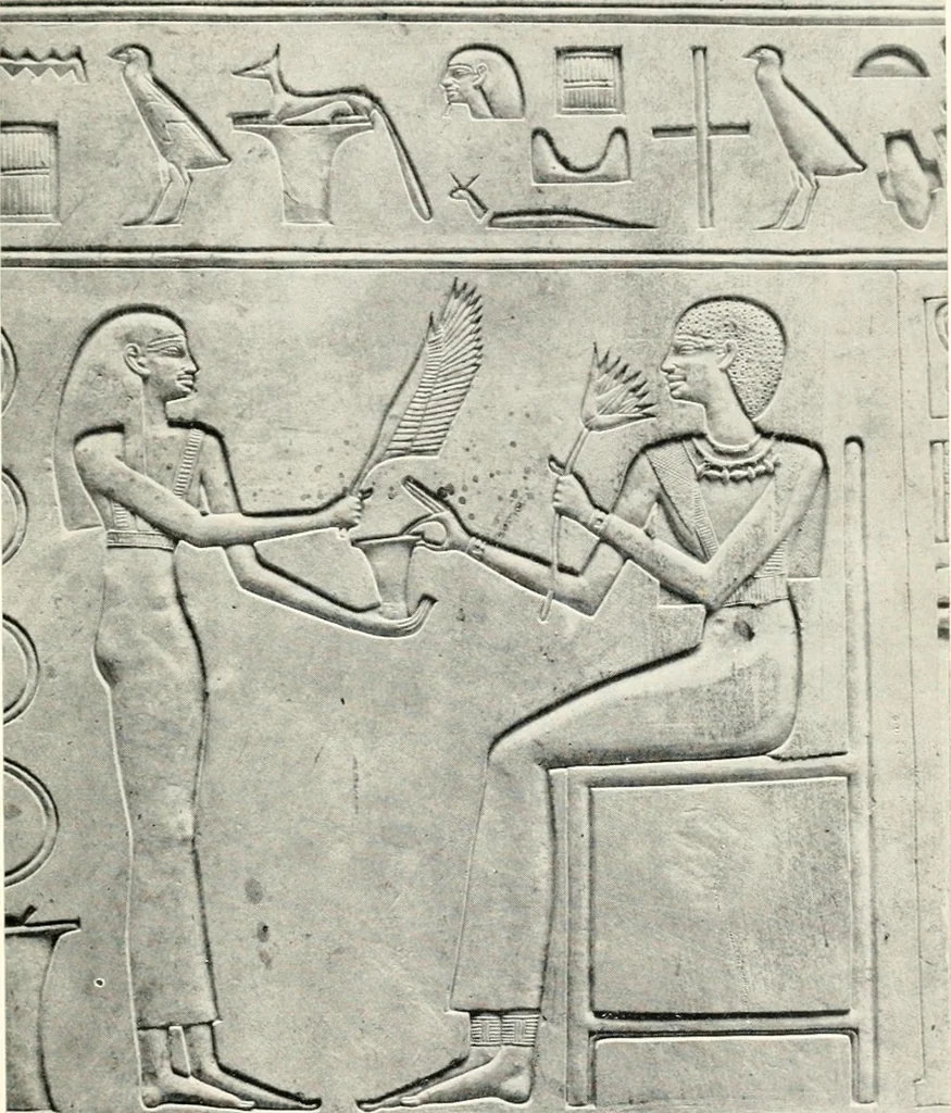 An illustration from The treasury of ancient Egypt; miscellaneous chapters on ancient Egyptian history and archæology, 1911, leaf 94