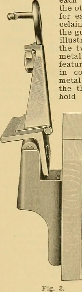 An illustration from A treatise, giving a thorough description of the properties and supply of the fibres, as well as the various processes required for converting wool, cotton, silk from fibre to finished goods, covering both woven and knit goods ... construction of the most modern improvements to preparatory machinery ... accessories relating to construction and equipment of modern textile manufacturing plants .., 1895, leaf 104