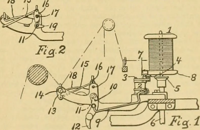 An illustration from A treatise, giving a thorough description of the properties and supply of the fibres, as well as the various processes required for converting wool, cotton, silk from fibre to finished goods, covering both woven and knit goods ... construction of the most modern improvements to preparatory machinery ... accessories relating to construction and equipment of modern textile manufacturing plants .., 1895, leaf 124