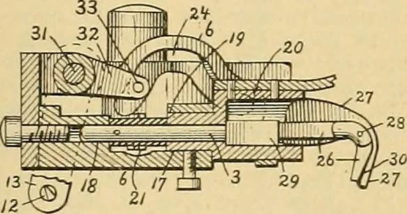 An illustration from A treatise, giving a thorough description of the properties and supply of the fibres, as well as the various processes required for converting wool, cotton, silk from fibre to finished goods, covering both woven and knit goods ... construction of the most modern improvements to preparatory machinery ... accessories relating to construction and equipment of modern textile manufacturing plants .., 1895, leaf 126