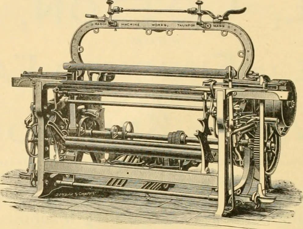 An illustration from A treatise, giving a thorough description of the properties and supply of the fibres, as well as the various processes required for converting wool, cotton, silk from fibre to finished goods, covering both woven and knit goods ... construction of the most modern improvements to preparatory machinery ... accessories relating to construction and equipment of modern textile manufacturing plants .., 1895, leaf 13