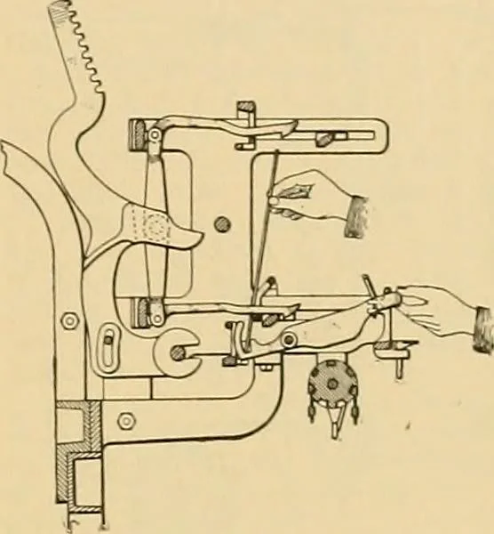 An illustration from A treatise, giving a thorough description of the properties and supply of the fibres, as well as the various processes required for converting wool, cotton, silk from fibre to finished goods, covering both woven and knit goods ... construction of the most modern improvements to preparatory machinery ... accessories relating to construction and equipment of modern textile manufacturing plants .., 1895, leaf 142