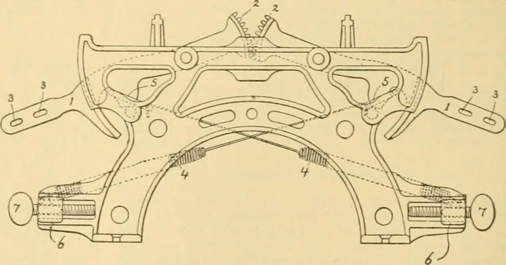 An illustration from A treatise, giving a thorough description of the properties and supply of the fibres, as well as the various processes required for converting wool, cotton, silk from fibre to finished goods, covering both woven and knit goods ... construction of the most modern improvements to preparatory machinery ... accessories relating to construction and equipment of modern textile manufacturing plants .., 1895, leaf 145