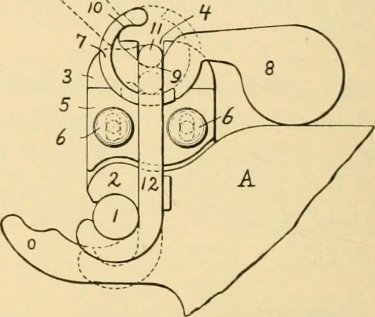 An illustration from A treatise, giving a thorough description of the properties and supply of the fibres, as well as the various processes required for converting wool, cotton, silk from fibre to finished goods, covering both woven and knit goods ... construction of the most modern improvements to preparatory machinery ... accessories relating to construction and equipment of modern textile manufacturing plants .., 1895, leaf 149