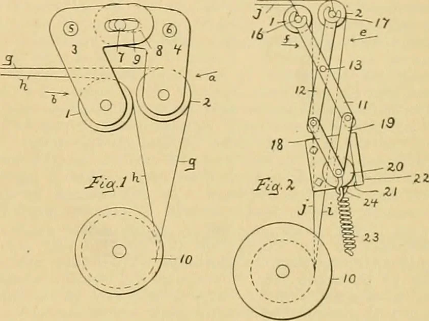 An illustration from A treatise, giving a thorough description of the properties and supply of the fibres, as well as the various processes required for converting wool, cotton, silk from fibre to finished goods, covering both woven and knit goods ... construction of the most modern improvements to preparatory machinery ... accessories relating to construction and equipment of modern textile manufacturing plants .., 1895, leaf 150