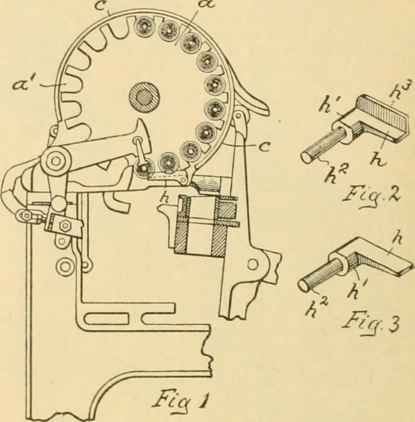 An illustration from A treatise, giving a thorough description of the properties and supply of the fibres, as well as the various processes required for converting wool, cotton, silk from fibre to finished goods, covering both woven and knit goods ... construction of the most modern improvements to preparatory machinery ... accessories relating to construction and equipment of modern textile manufacturing plants .., 1895, leaf 155