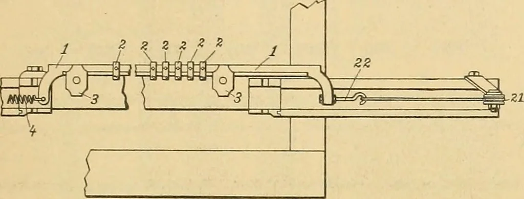 An illustration from A treatise, giving a thorough description of the properties and supply of the fibres, as well as the various processes required for converting wool, cotton, silk from fibre to finished goods, covering both woven and knit goods ... construction of the most modern improvements to preparatory machinery ... accessories relating to construction and equipment of modern textile manufacturing plants .., 1895, leaf 184