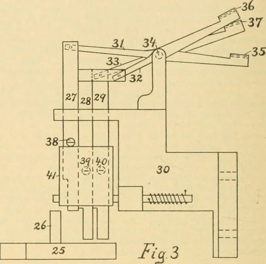 An illustration from A treatise, giving a thorough description of the properties and supply of the fibres, as well as the various processes required for converting wool, cotton, silk from fibre to finished goods, covering both woven and knit goods ... construction of the most modern improvements to preparatory machinery ... accessories relating to construction and equipment of modern textile manufacturing plants .., 1895, leaf 211