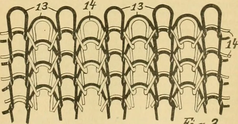 An illustration from A treatise, giving a thorough description of the properties and supply of the fibres, as well as the various processes required for converting wool, cotton, silk from fibre to finished goods, covering both woven and knit goods ... construction of the most modern improvements to preparatory machinery ... accessories relating to construction and equipment of modern textile manufacturing plants .., 1895, leaf 226