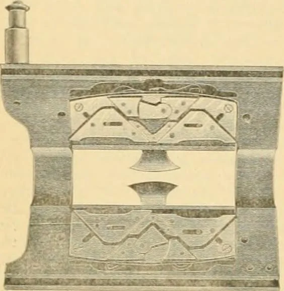 An illustration from A treatise, giving a thorough description of the properties and supply of the fibres, as well as the various processes required for converting wool, cotton, silk from fibre to finished goods, covering both woven and knit goods ... construction of the most modern improvements to preparatory machinery ... accessories relating to construction and equipment of modern textile manufacturing plants .., 1895, leaf 229