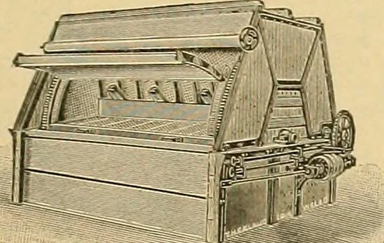 An illustration from A treatise, giving a thorough description of the properties and supply of the fibres, as well as the various processes required for converting wool, cotton, silk from fibre to finished goods, covering both woven and knit goods ... construction of the most modern improvements to preparatory machinery ... accessories relating to construction and equipment of modern textile manufacturing plants .., 1895, leaf 246