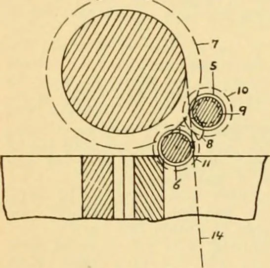 An illustration from A treatise, giving a thorough description of the properties and supply of the fibres, as well as the various processes required for converting wool, cotton, silk from fibre to finished goods, covering both woven and knit goods ... construction of the most modern improvements to preparatory machinery ... accessories relating to construction and equipment of modern textile manufacturing plants .., 1895, leaf 319