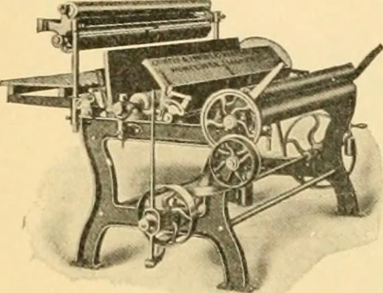 An illustration from A treatise, giving a thorough description of the properties and supply of the fibres, as well as the various processes required for converting wool, cotton, silk from fibre to finished goods, covering both woven and knit goods ... construction of the most modern improvements to preparatory machinery ... accessories relating to construction and equipment of modern textile manufacturing plants .., 1895, leaf 351