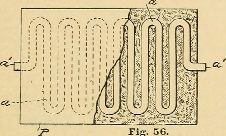 An illustration from A treatise, giving a thorough description of the properties and supply of the fibres, as well as the various processes required for converting wool, cotton, silk from fibre to finished goods, covering both woven and knit goods ... construction of the most modern improvements to preparatory machinery ... accessories relating to construction and equipment of modern textile manufacturing plants .., 1895, leaf 354