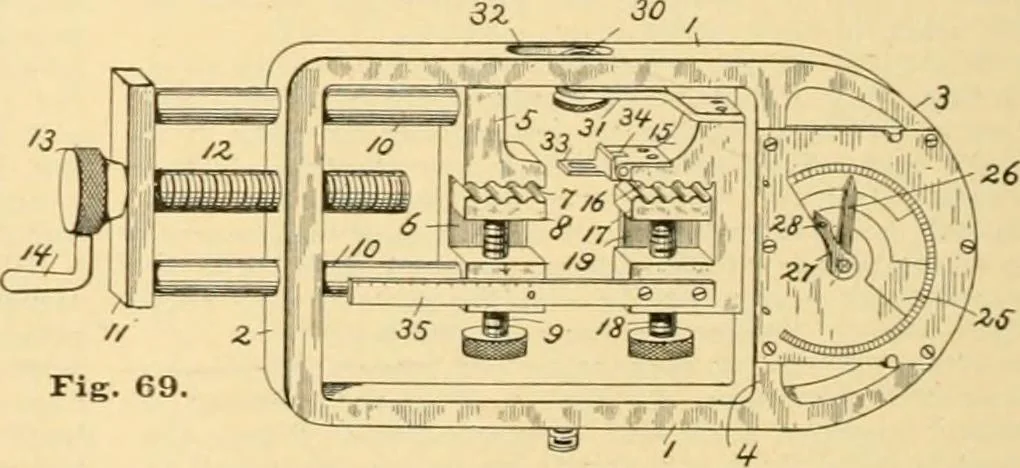 An illustration from A treatise, giving a thorough description of the properties and supply of the fibres, as well as the various processes required for converting wool, cotton, silk from fibre to finished goods, covering both woven and knit goods ... construction of the most modern improvements to preparatory machinery ... accessories relating to construction and equipment of modern textile manufacturing plants .., 1895, leaf 361