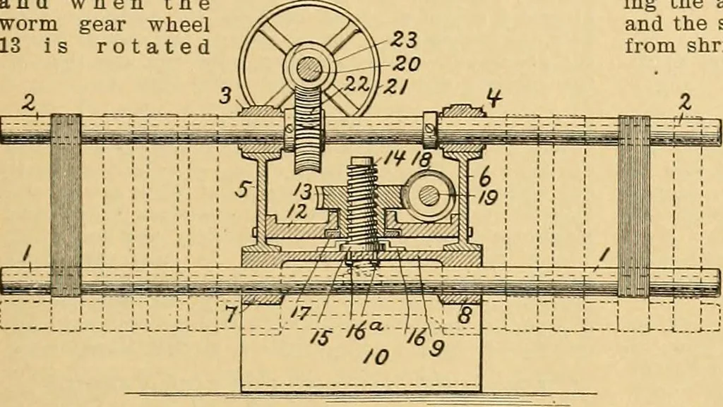 An illustration from A treatise, giving a thorough description of the properties and supply of the fibres, as well as the various processes required for converting wool, cotton, silk from fibre to finished goods, covering both woven and knit goods ... construction of the most modern improvements to preparatory machinery ... accessories relating to construction and equipment of modern textile manufacturing plants .., 1895, leaf 388