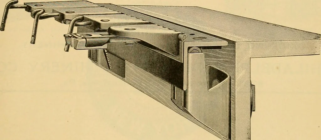 An illustration from A treatise, giving a thorough description of the properties and supply of the fibres, as well as the various processes required for converting wool, cotton, silk from fibre to finished goods, covering both woven and knit goods ... construction of the most modern improvements to preparatory machinery ... accessories relating to construction and equipment of modern textile manufacturing plants .., 1895, leaf 430
