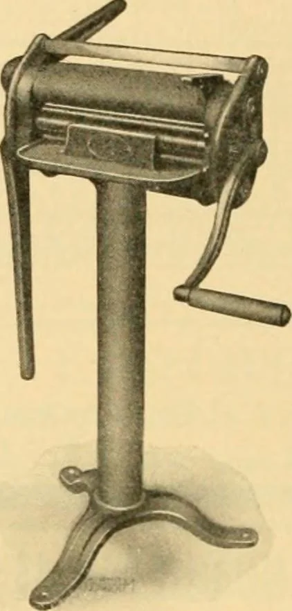 An illustration from A treatise, giving a thorough description of the properties and supply of the fibres, as well as the various processes required for converting wool, cotton, silk from fibre to finished goods, covering both woven and knit goods ... construction of the most modern improvements to preparatory machinery ... accessories relating to construction and equipment of modern textile manufacturing plants .., 1895, leaf 455