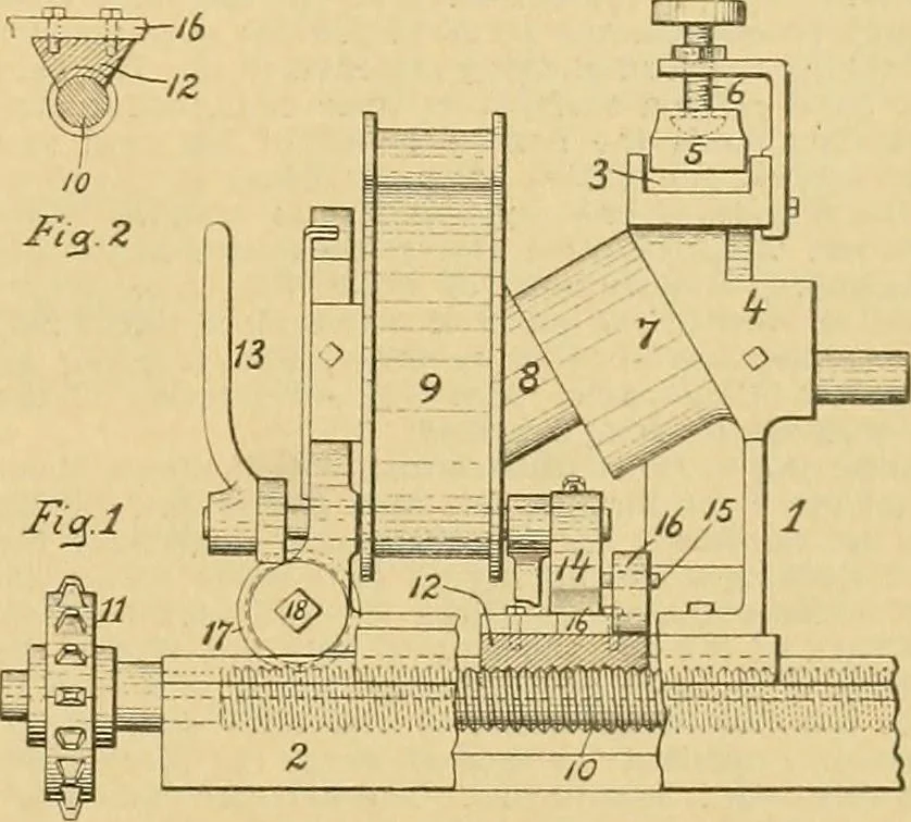 An illustration from A treatise, giving a thorough description of the properties and supply of the fibres, as well as the various processes required for converting wool, cotton, silk from fibre to finished goods, covering both woven and knit goods ... construction of the most modern improvements to preparatory machinery ... accessories relating to construction and equipment of modern textile manufacturing plants .., 1895, leaf 92