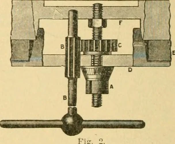 An illustration from A treatise, giving a thorough description of the properties and supply of the fibres, as well as the various processes required for converting wool, cotton, silk from fibre to finished goods, covering both woven and knit goods ... construction of the most modern improvements to preparatory machinery ... accessories relating to construction and equipment of modern textile manufacturing plants .., 1895, leaf 93