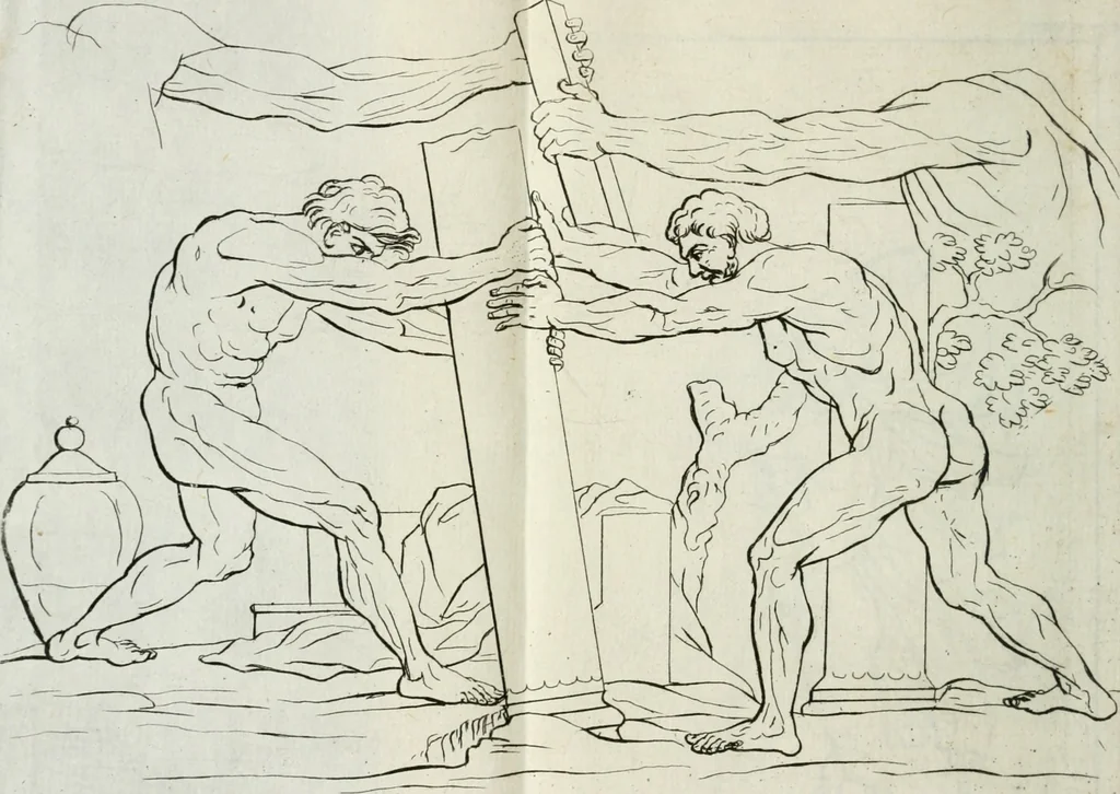 An illustration from A treatise of painting, 1721, leaf 181
