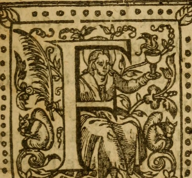 An illustration from A treatise of the two sacraments of the gospell : baptisme and the Supper of the Lord .., 1633, leaf 4