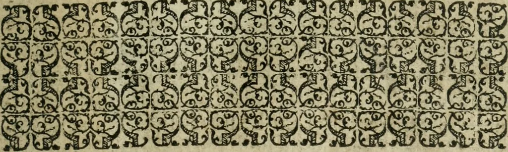 An illustration from A treatise, of weights, mets and measvres of Scotland. With their qvantities, and trve foundation, and sundrie profitable observations, arising vpon everie one of them. Together with the art of metting, measuring & compting all sort of land with diverse tables, 1624, leaf 10