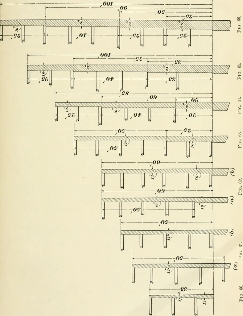 An illustration from A treatise on architecture and building construction, 1899, leaf 108