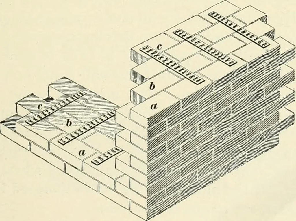 An illustration from A treatise on architecture and building construction, 1899, leaf 126