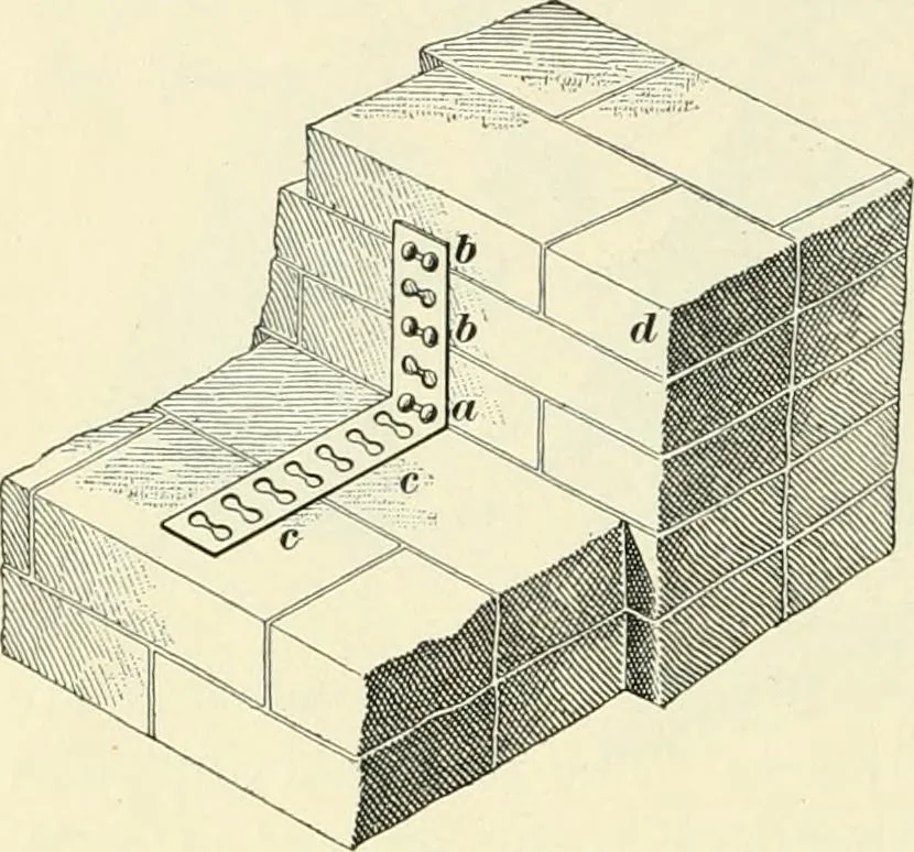 An illustration from A treatise on architecture and building construction, 1899, leaf 127