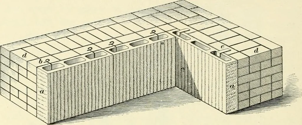 An illustration from A treatise on architecture and building construction, 1899, leaf 135