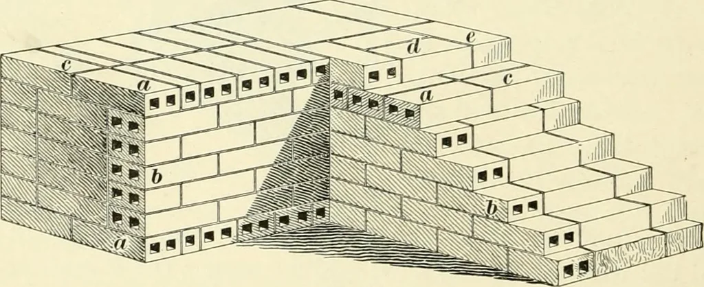An illustration from A treatise on architecture and building construction, 1899, leaf 135